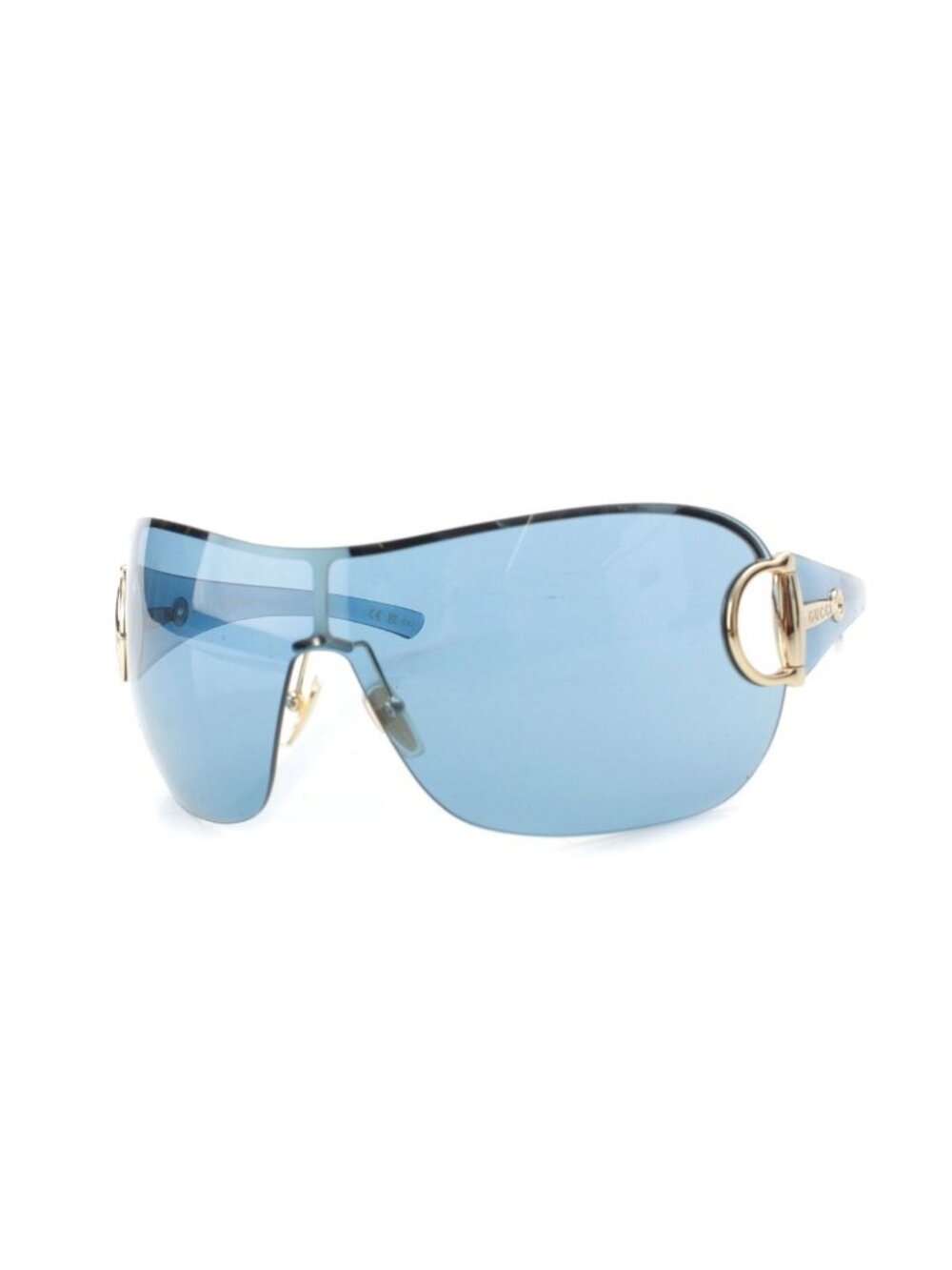Gucci Demna Gvasalia Frameless Sunglasses Eyewear Blue 99